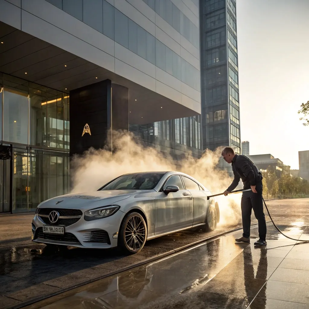 خدمات کارواش نانو بخار در تهران زعفرانیه