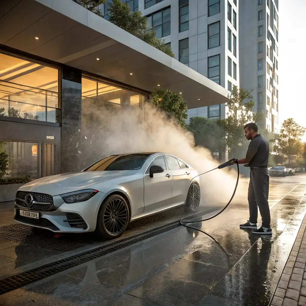 خدمات کارواش نانو بخار در تهران ولنجک