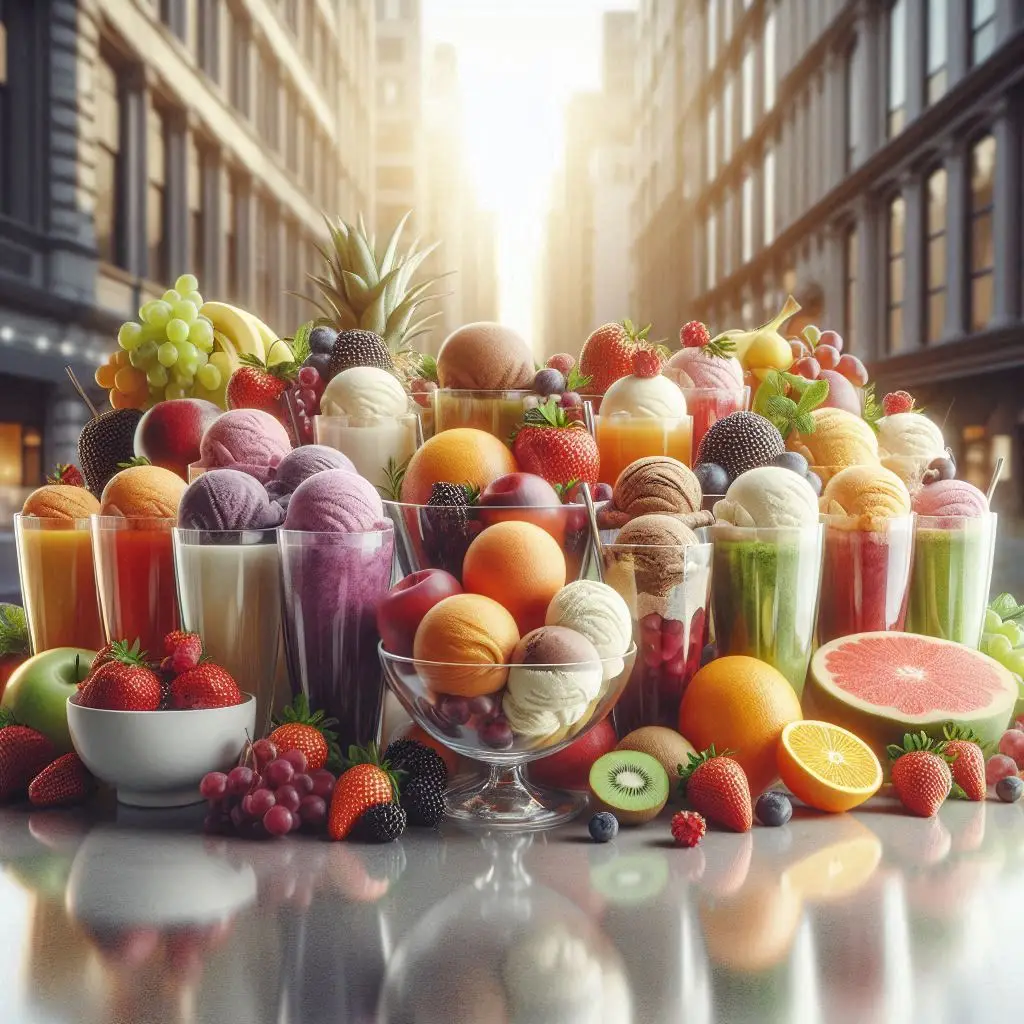 خرید و فروش آبمیوه و بستنی تازه در تهران ولنجک