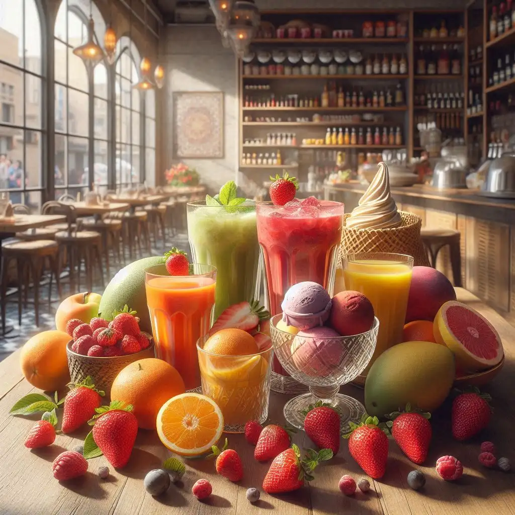 خرید و فروش آبمیوه و بستنی تازه در قزوین با ارسال رایگان