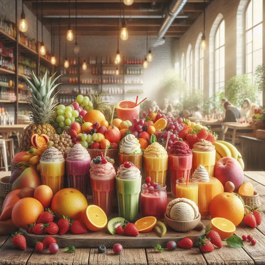 خرید و فروش آبمیوه و بستنی تازه در کرج با ارسال رایگان