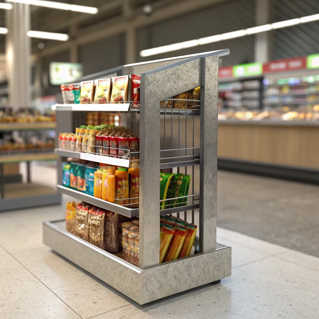 خرید و فروش استند تنقلات با استیل ضدخش