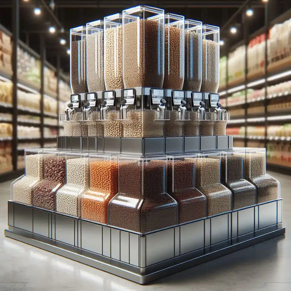 خرید و فروش استند فروشگاهی حبوبات با تنوع طرح 2 خرید و فروش استند فروشگاهی حبوبات با تنوع طرح 2