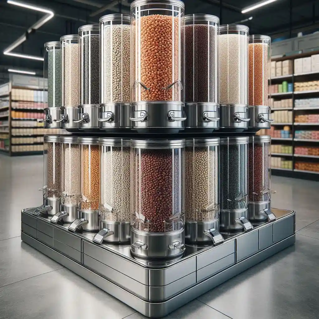 خرید و فروش استند فروشگاهی حبوبات با تنوع طرح