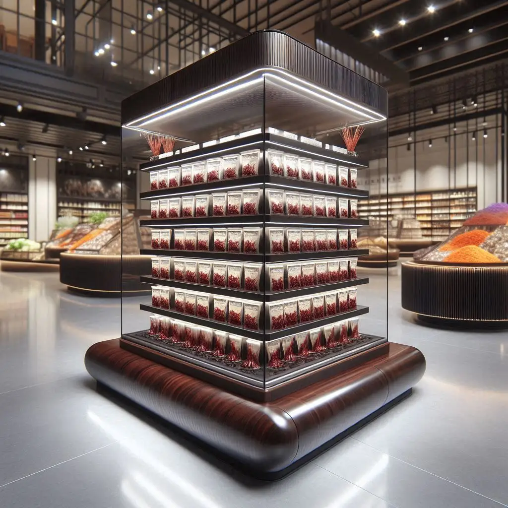 خرید و فروش استند فروشگاهی زعفران 1