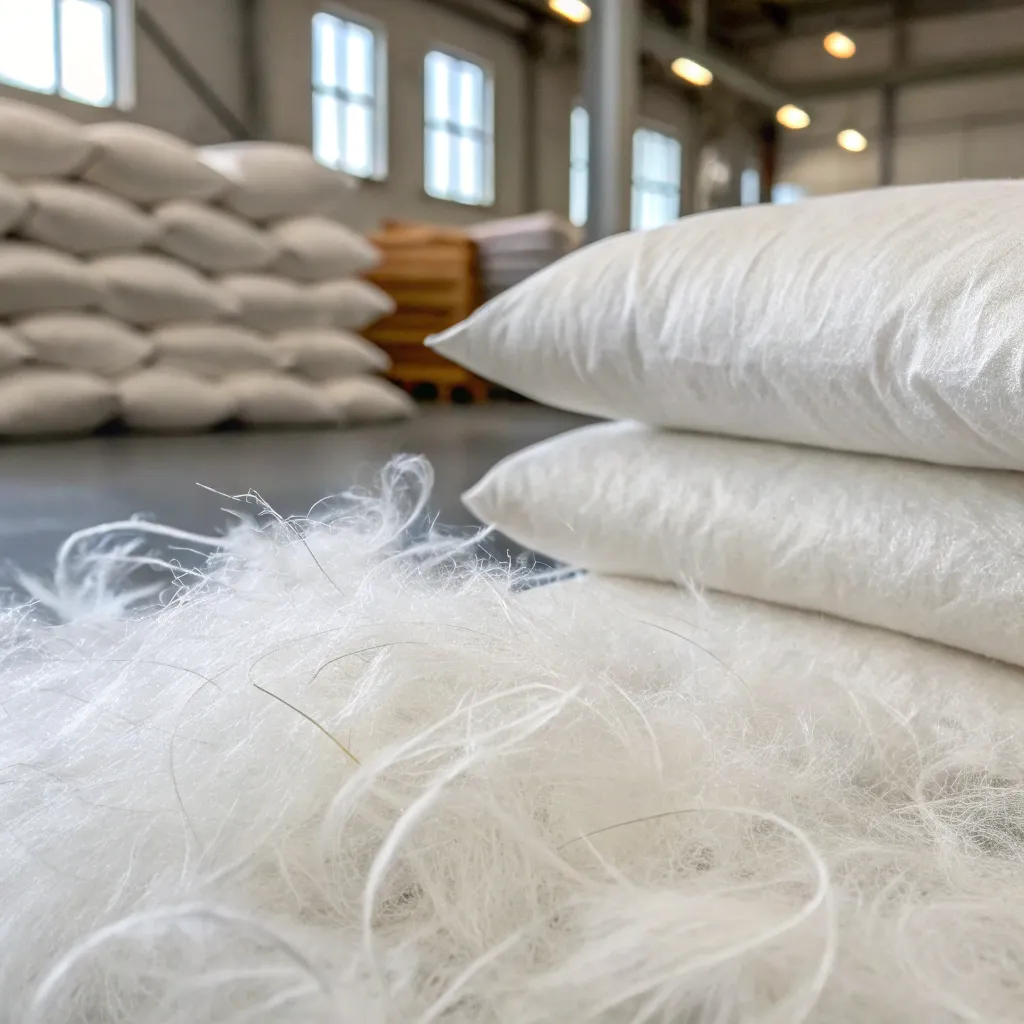 خرید و فروش الیاف پلی استر برای بالش در قزوین