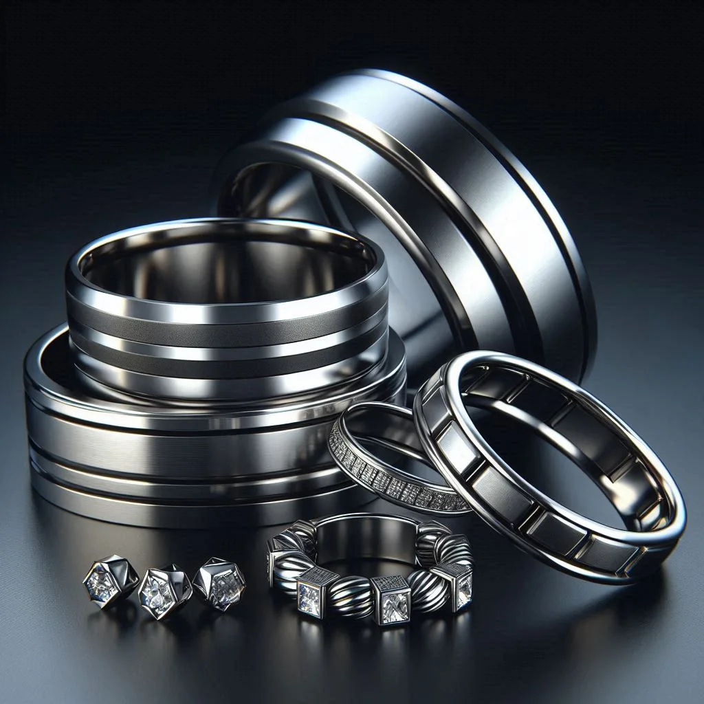 خرید و فروش انگشتر و دستبند مردانه استیل در تهران سعادت آباد