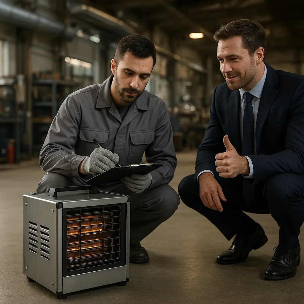 خرید و فروش بخاری صنعتی برقی تک فاز با خرید اقساطی