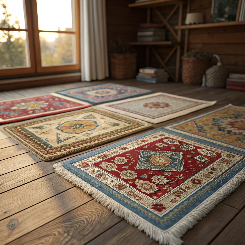 خرید و فروش تکه های فرش دستباف برای کلاژ در تبریز 2