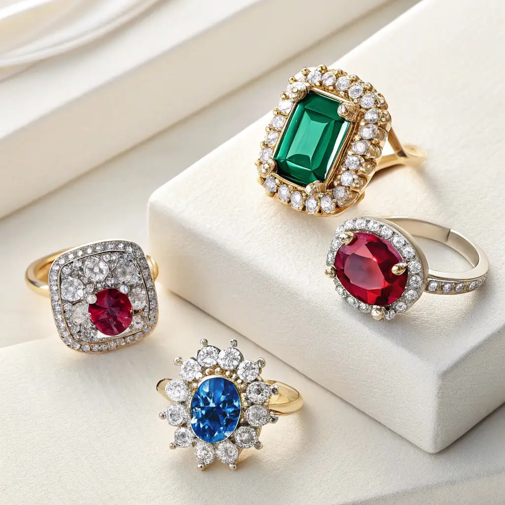 خرید و فروش جواهرات دست ساز سنگ قیمتی با گواهی GIA