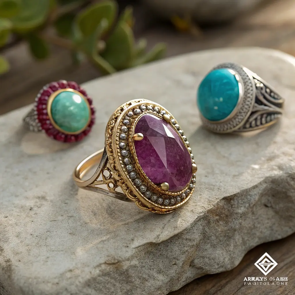 خرید و فروش جواهرات دست ساز سنگ قیمتی با گواهی اصالت