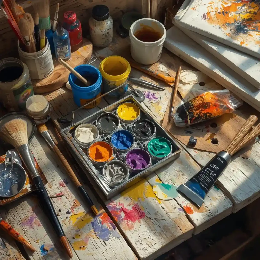 خرید و فروش رنگ و ابزار آلات نقاشی در شیراز با ارسال فوری