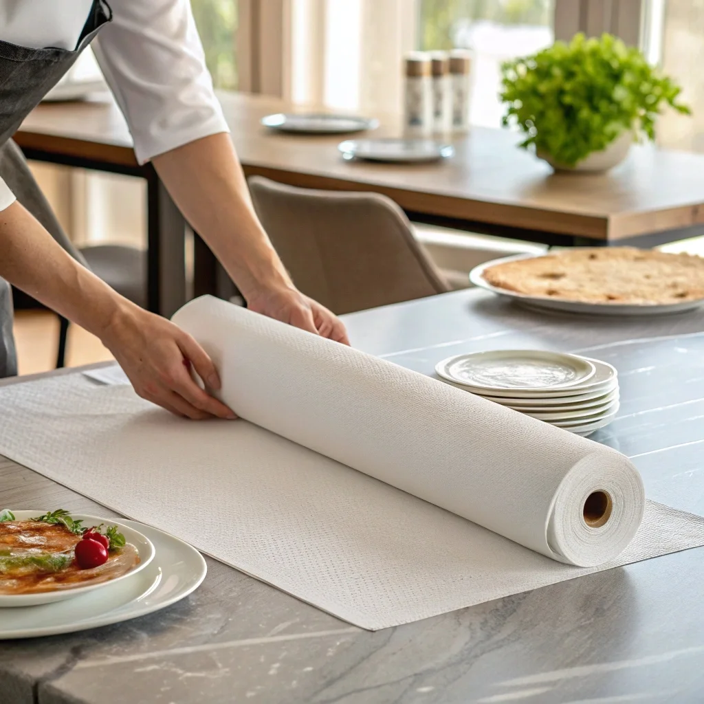 خرید و فروش سفره یکبار مصرف رولی در تهران گیشا