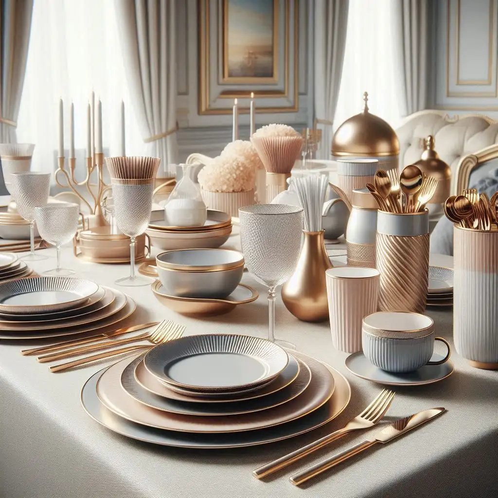 خرید و فروش ظروف یکبار مصرف فانتزی در تهران مجیدیه