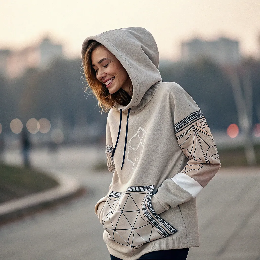 خرید و فروش هودی اورسایز دخترانه در اصفهان با طرح سفارشی