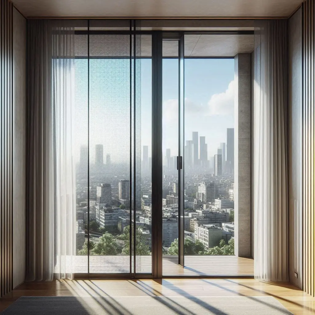 خرید و فروش پنجره کشویی UPVC در قزوین با توری رایگان