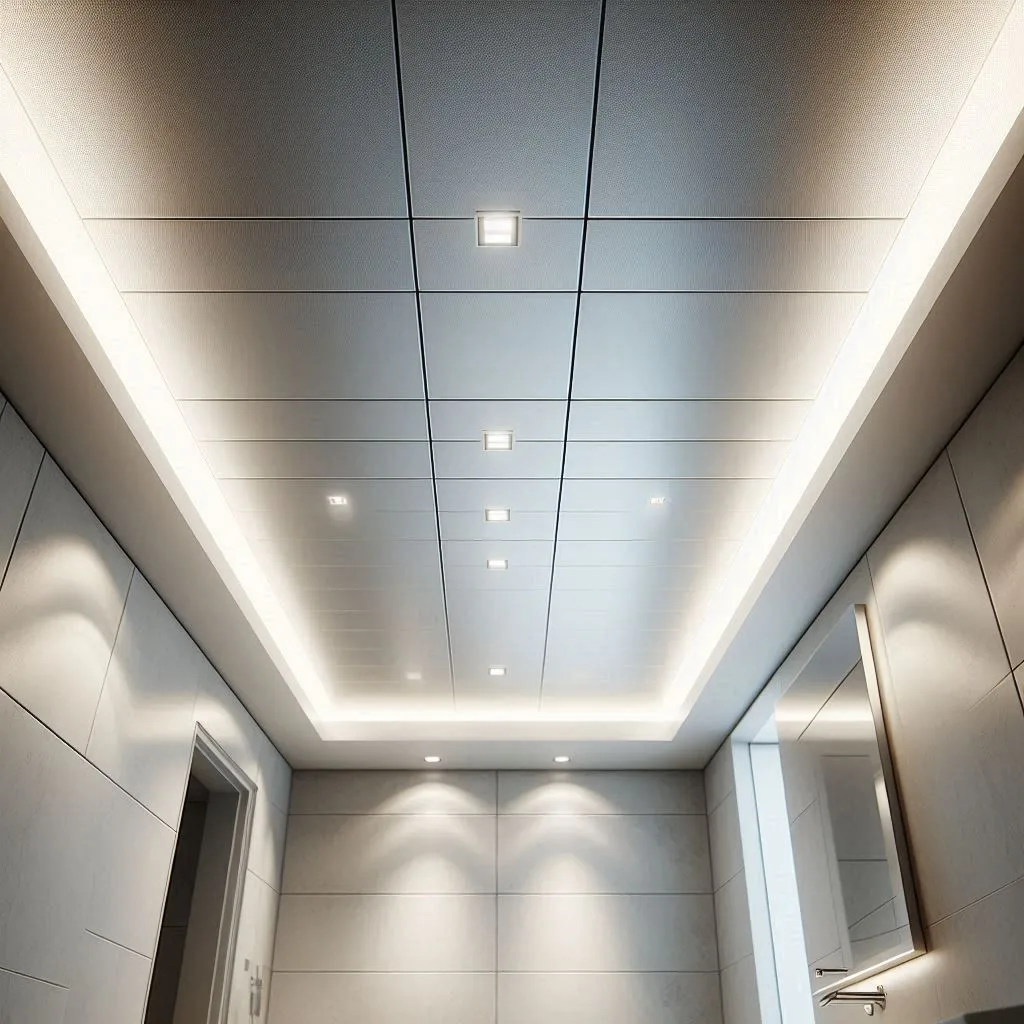 خرید و نصب سقف کاذب سرویس بهداشتی در سمنان 1