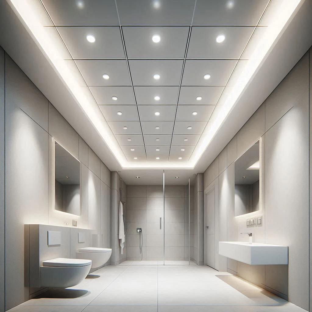 خرید و نصب سقف کاذب سرویس بهداشتی در سمنان