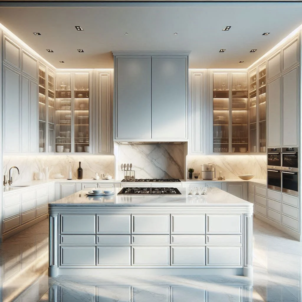 خرید و نصب کابینت انزو MDF در تهران فرمانیه 1