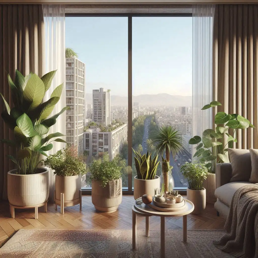 خرید گیاهان همیشه سبز آپارتمانی در تهران تجریش 1