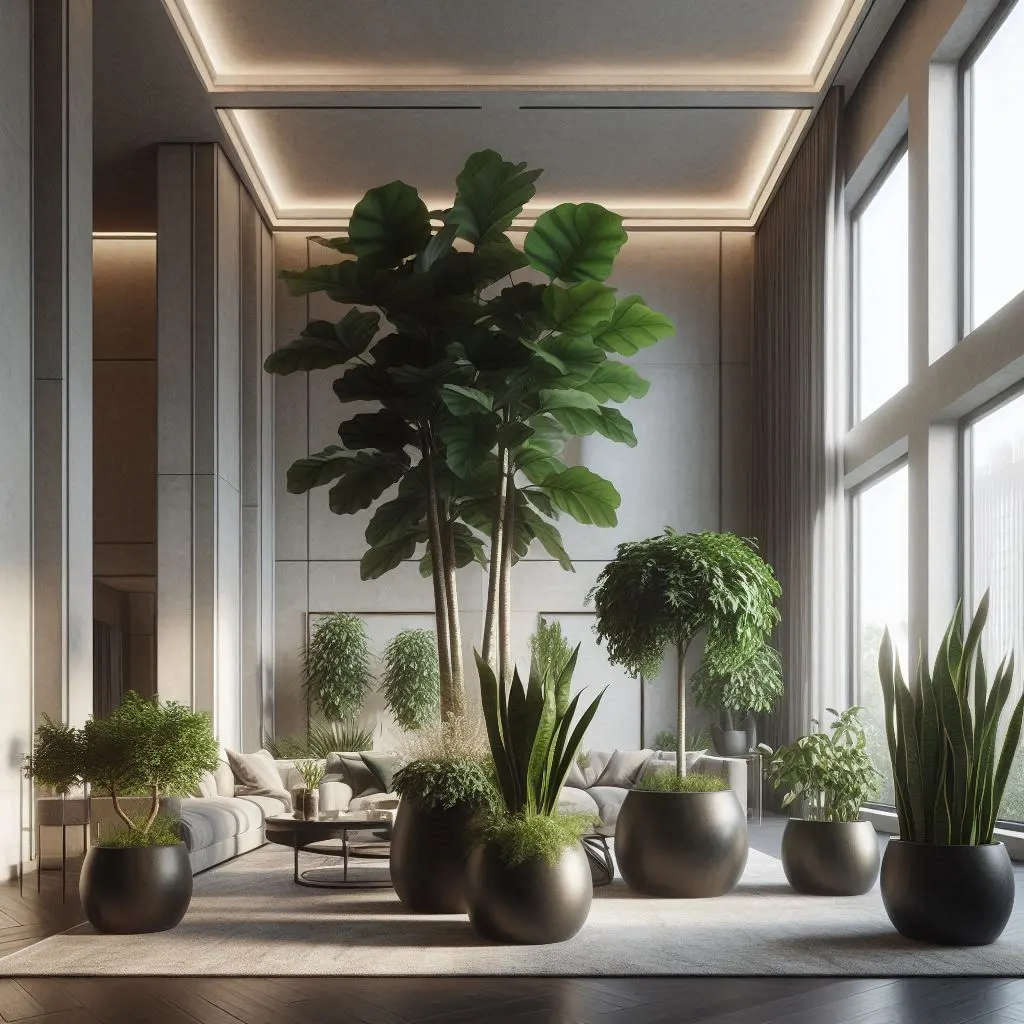 خرید گیاهان همیشه سبز آپارتمانی در تهران کامرانیه 1