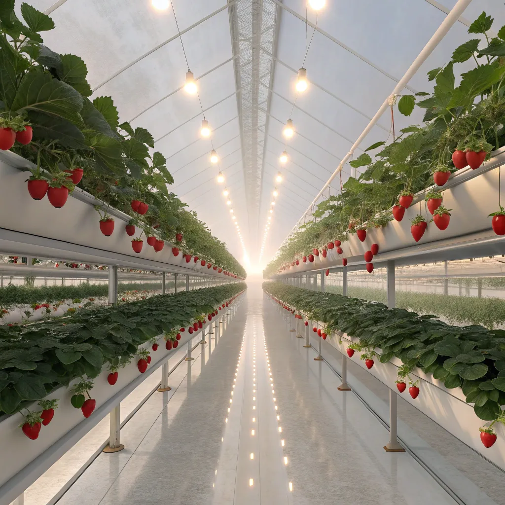 ساخت گلخانه هیدروپونیک توت فرنگی در سنندج 1 ساخت گلخانه هیدروپونیک توت فرنگی در سنندج