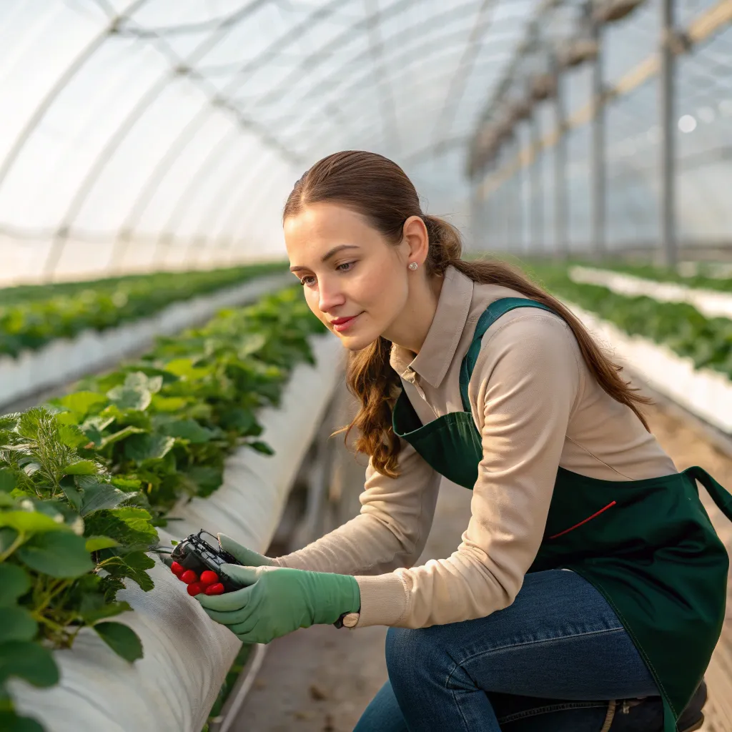 ساخت گلخانه هیدروپونیک توت فرنگی در مریوان