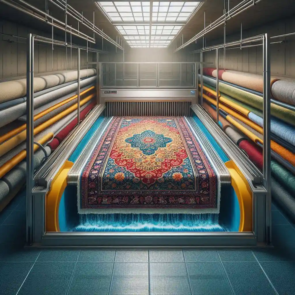 شستشوی فرش دستباف در اردبیل با مواد مخصوص