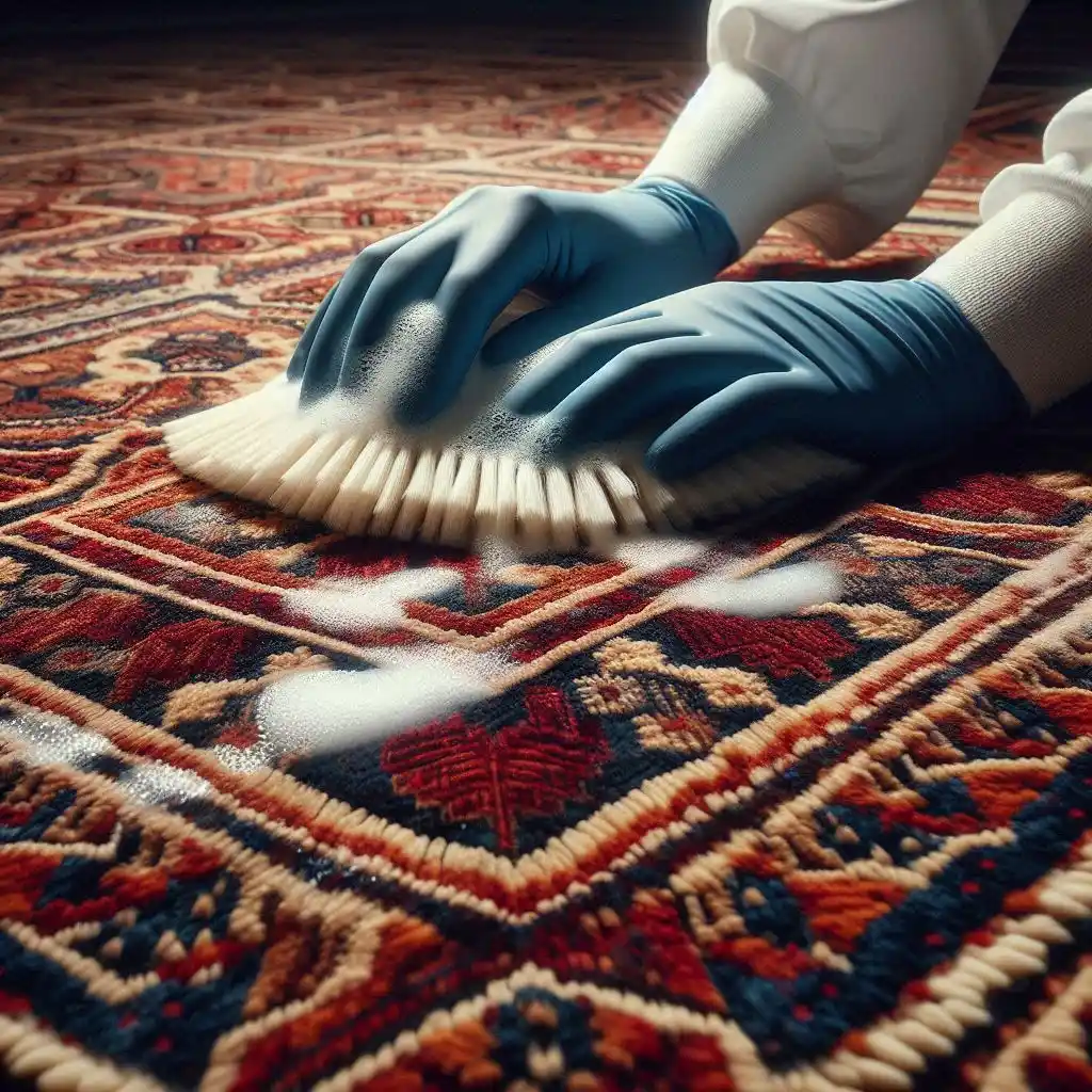 شستشوی فرش دستباف در گیلان با مواد مخصوص 1