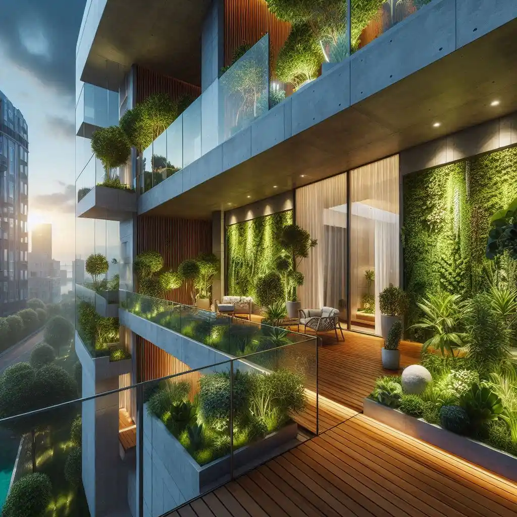 طراحی بالکن و تراس در تهران یوسف آباد با مشاوره رایگان