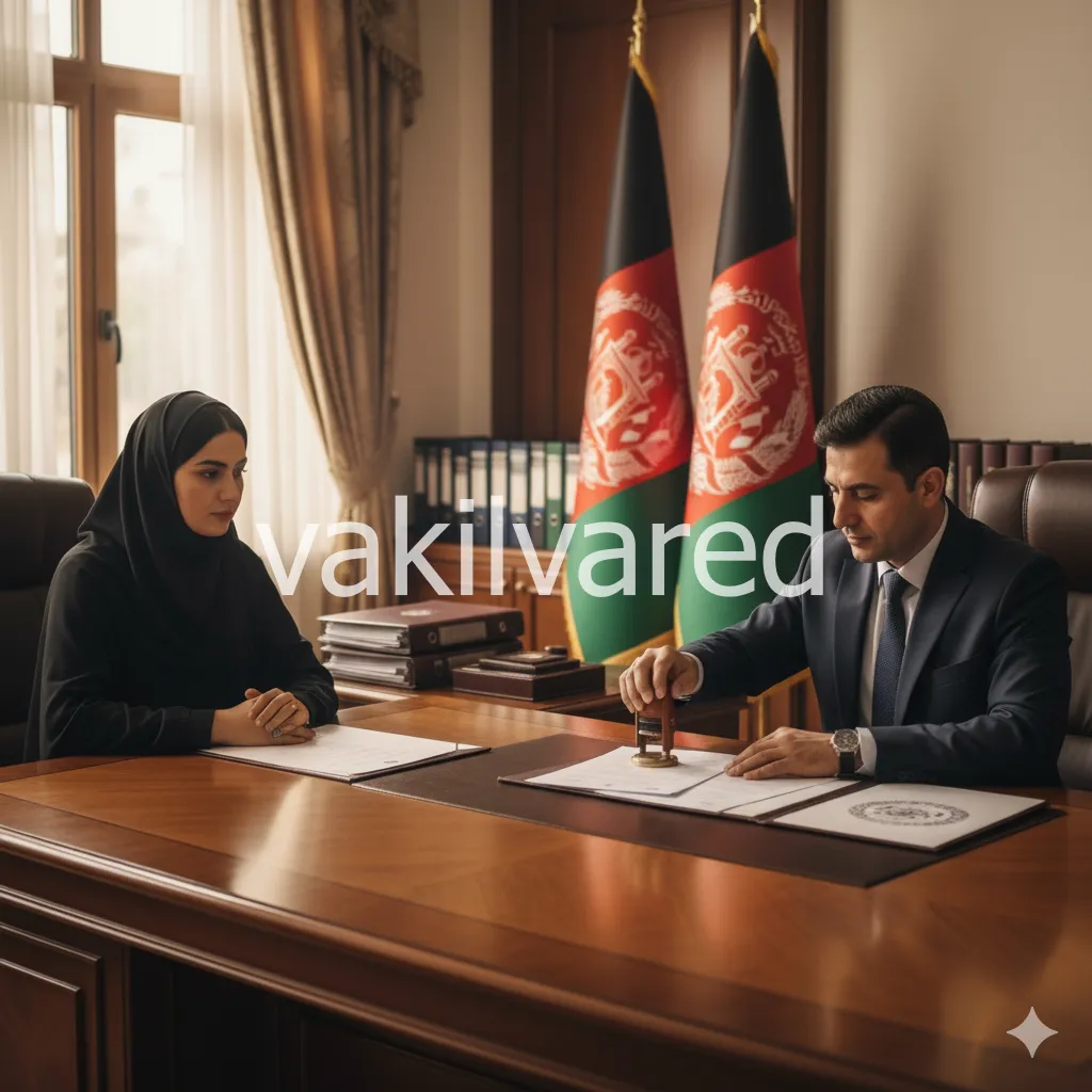 طلاق نامه سفارت افغانستان