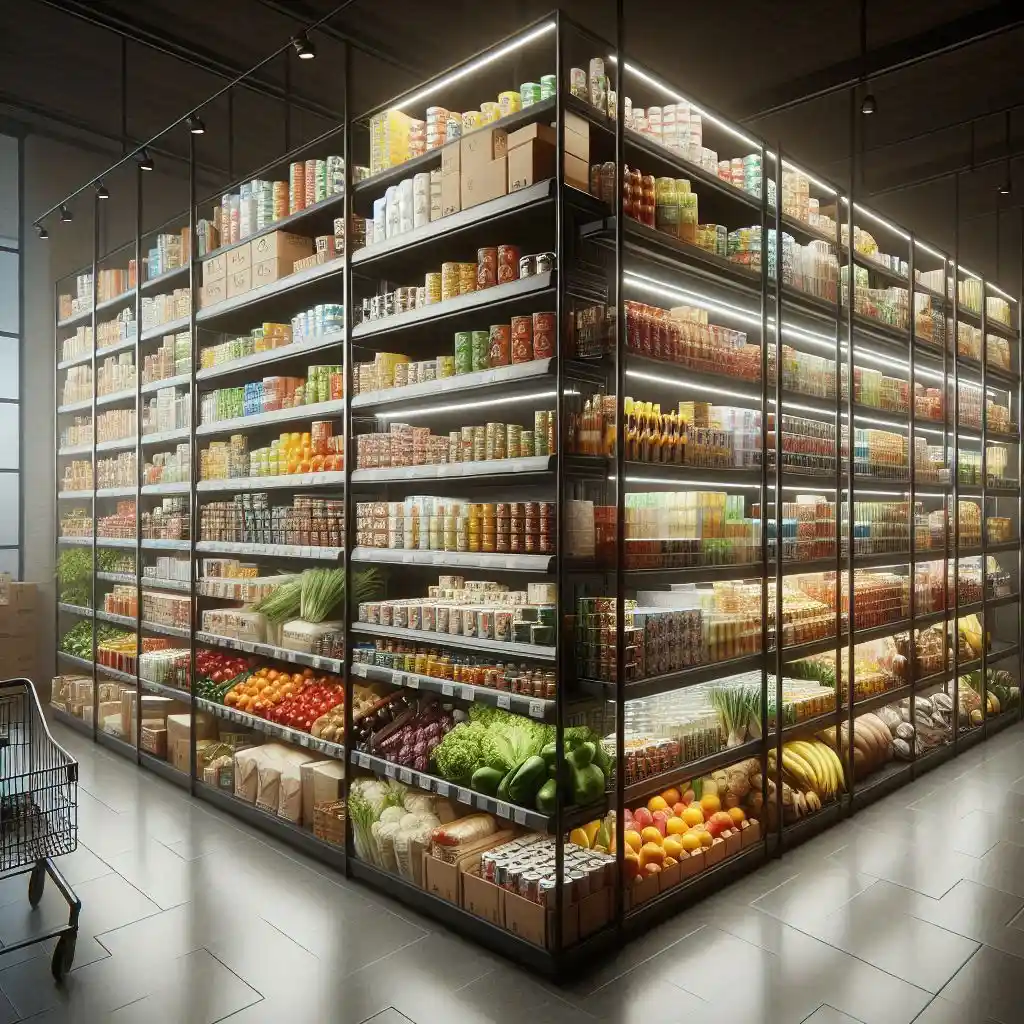 فروش و نصب قفسه بندی سوپرمارکت در تهران