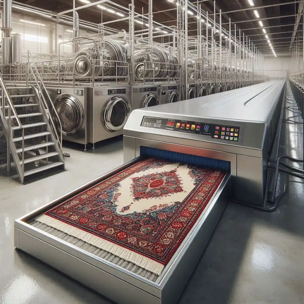 قالیشویی در غرب تهران مرزداران