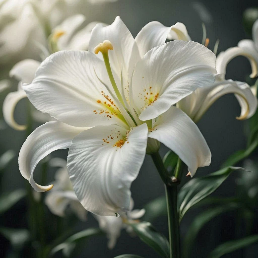 قیمت گل اورینتال سفید 1