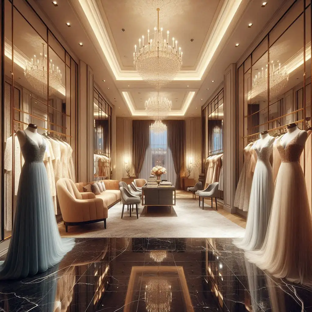 مزون لباس شب زنانه در تهران آجودانیه با سایزبندی کامل 1