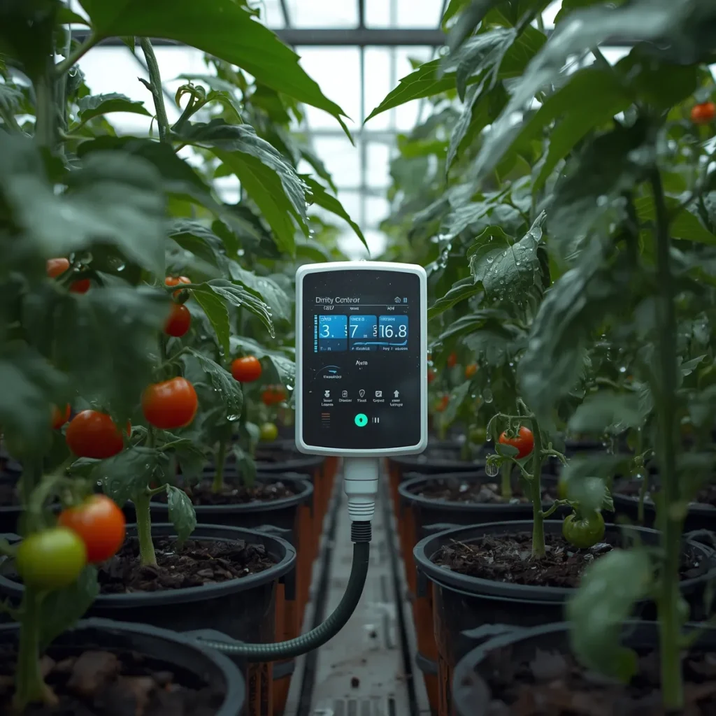 نصب سیستم آبیاری قطره ای هوشمند در گلخانه در دماوند