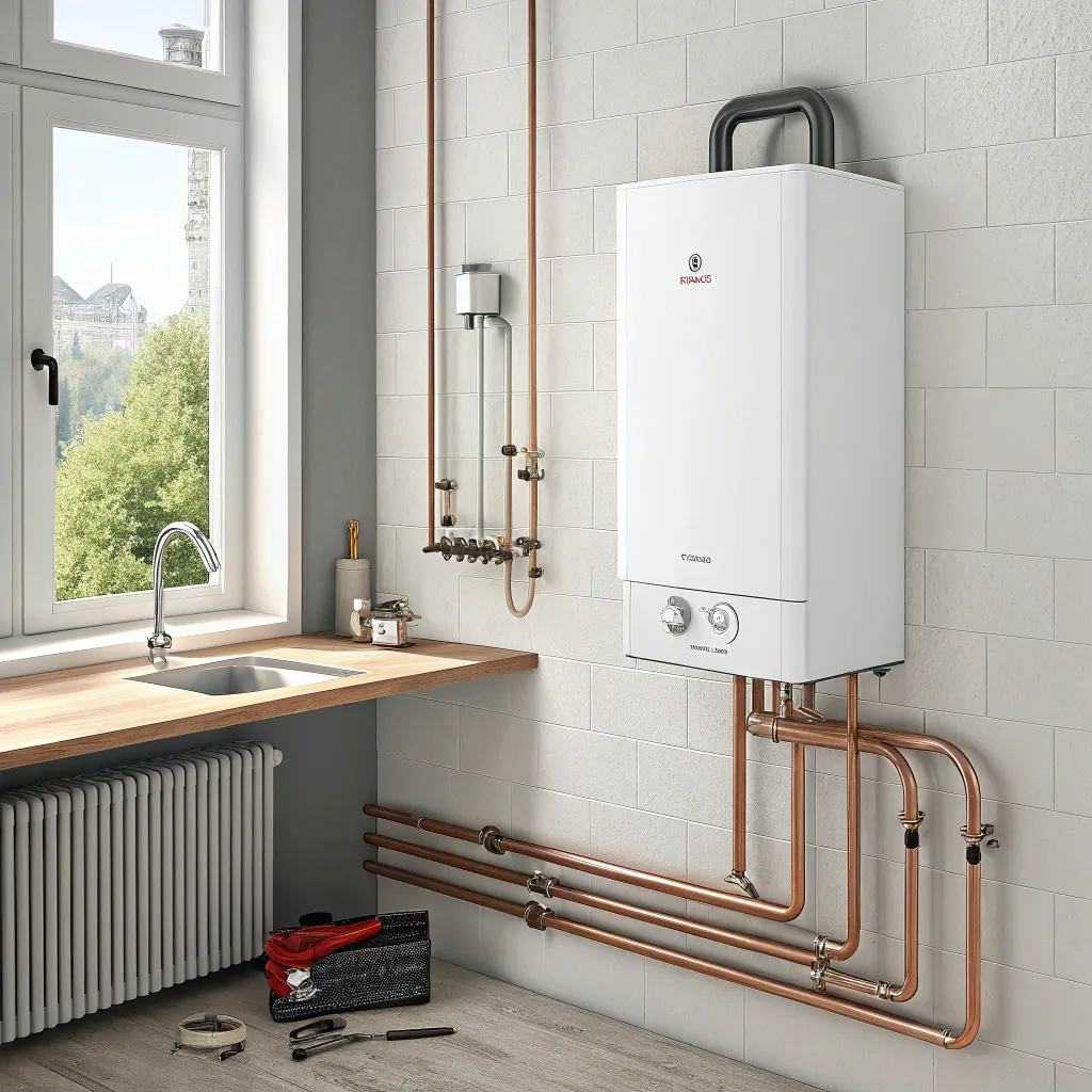 نصب پکیج بدون رادیاتور در تهران زعفرانیه