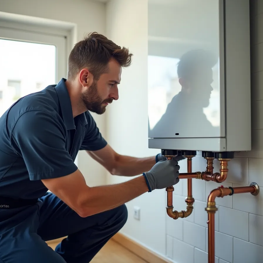 نصب پکیج بدون رادیاتور در تهران شریعتی