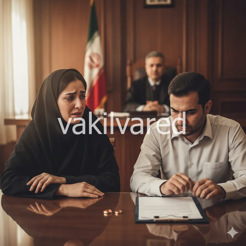 پشیمان شدن زن در طلاق توافقی