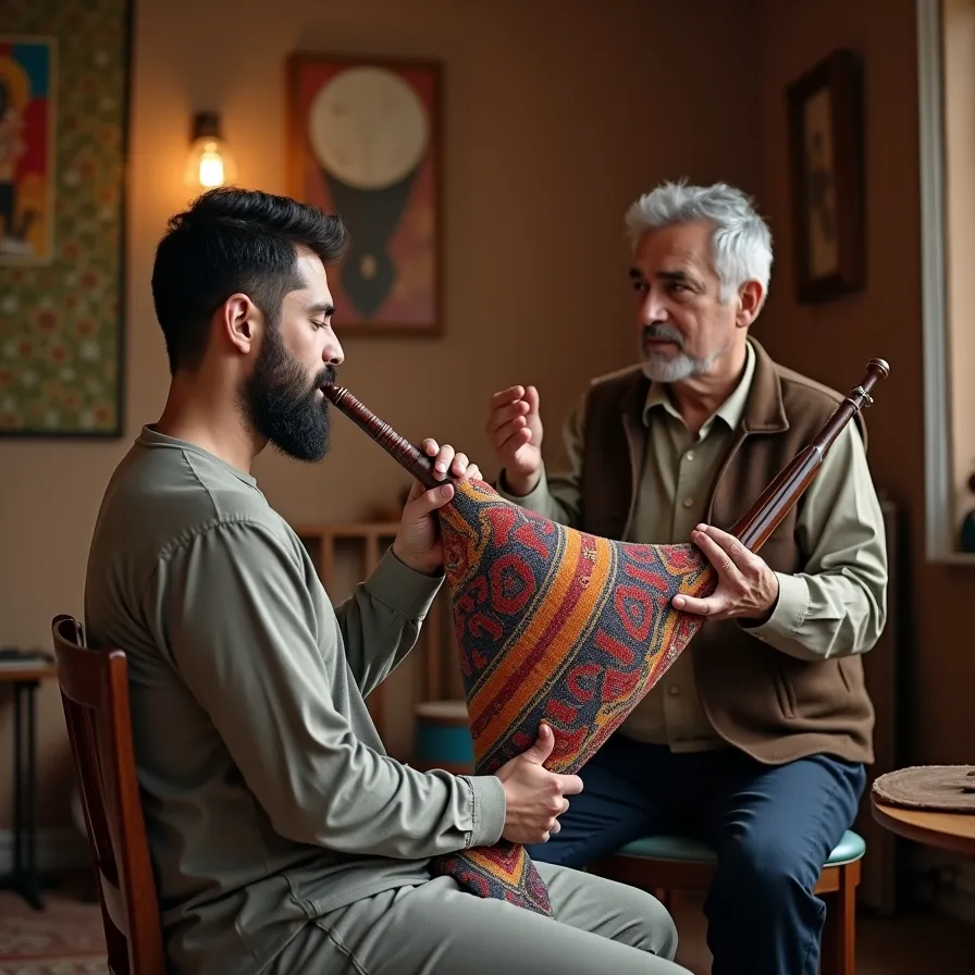 کلاس نی انبان در تهران سیدخندان 1 کلاس نی انبان در تهران سیدخندان