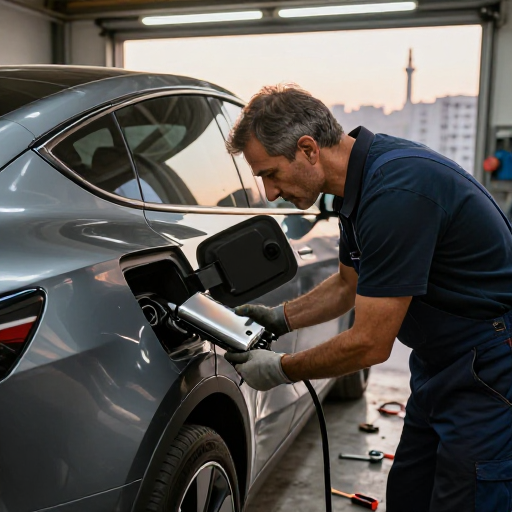 تعویض ماژول شارژ خودرو برقی در تهران هنگام