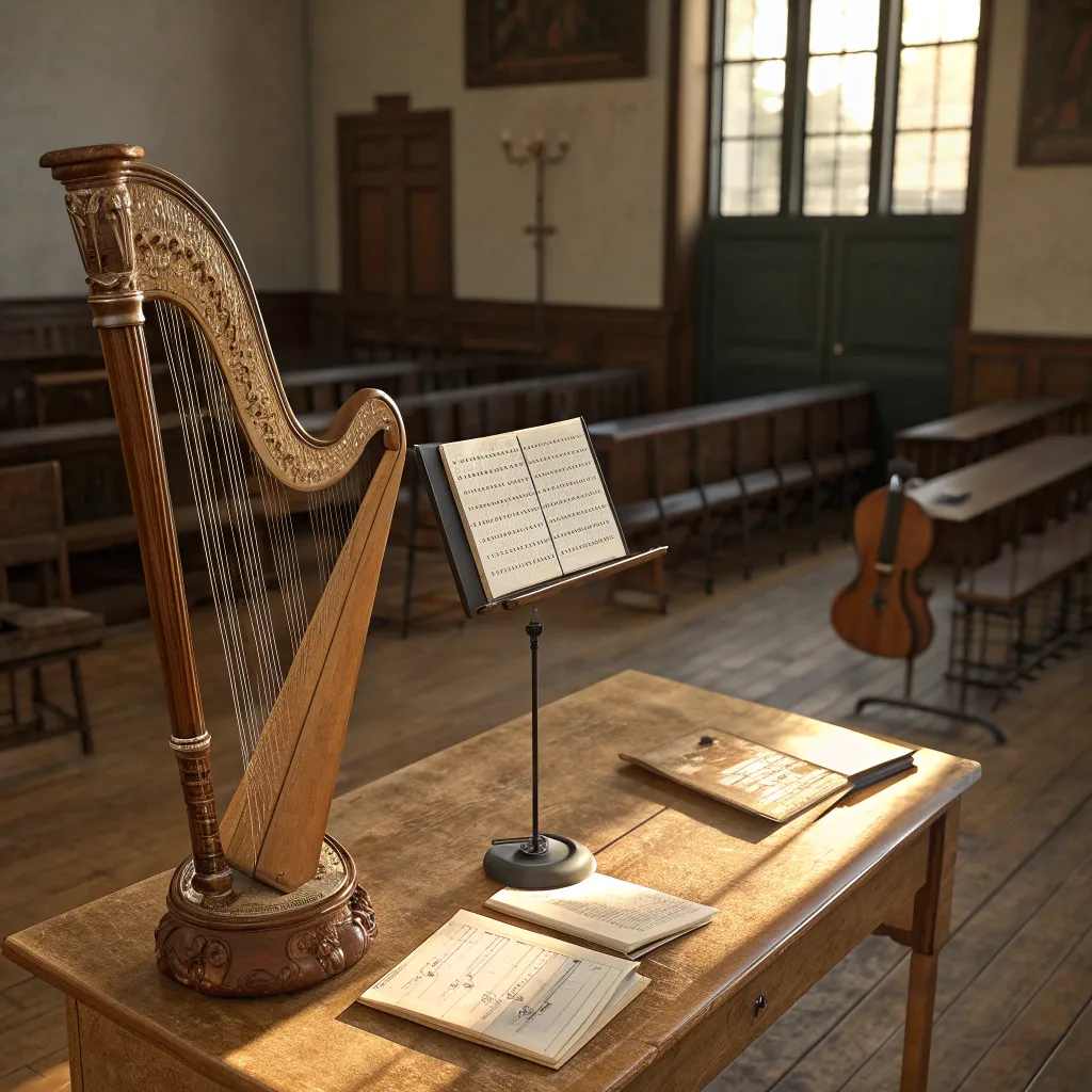 آموزش ساز چنگ رومی در تهران ظفر