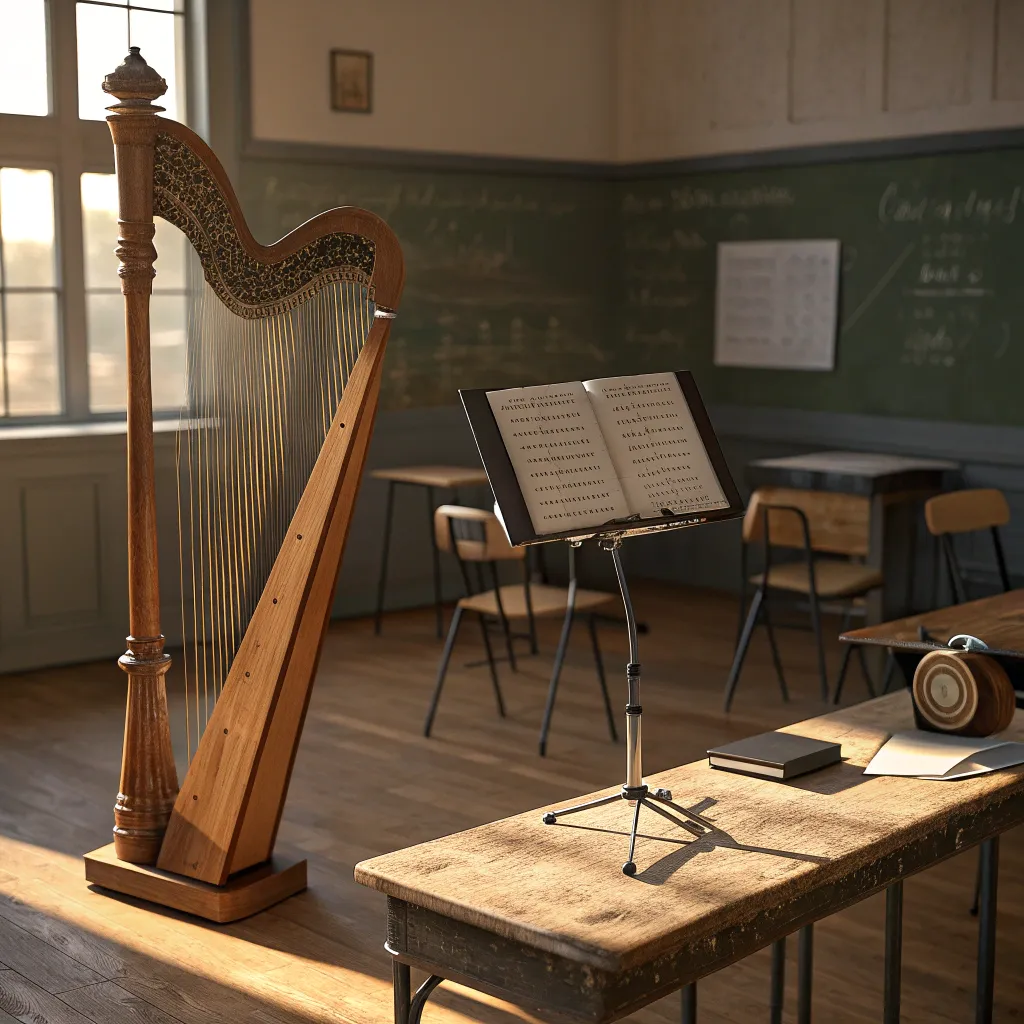 آموزش ساز چنگ رومی در تهران ظفر