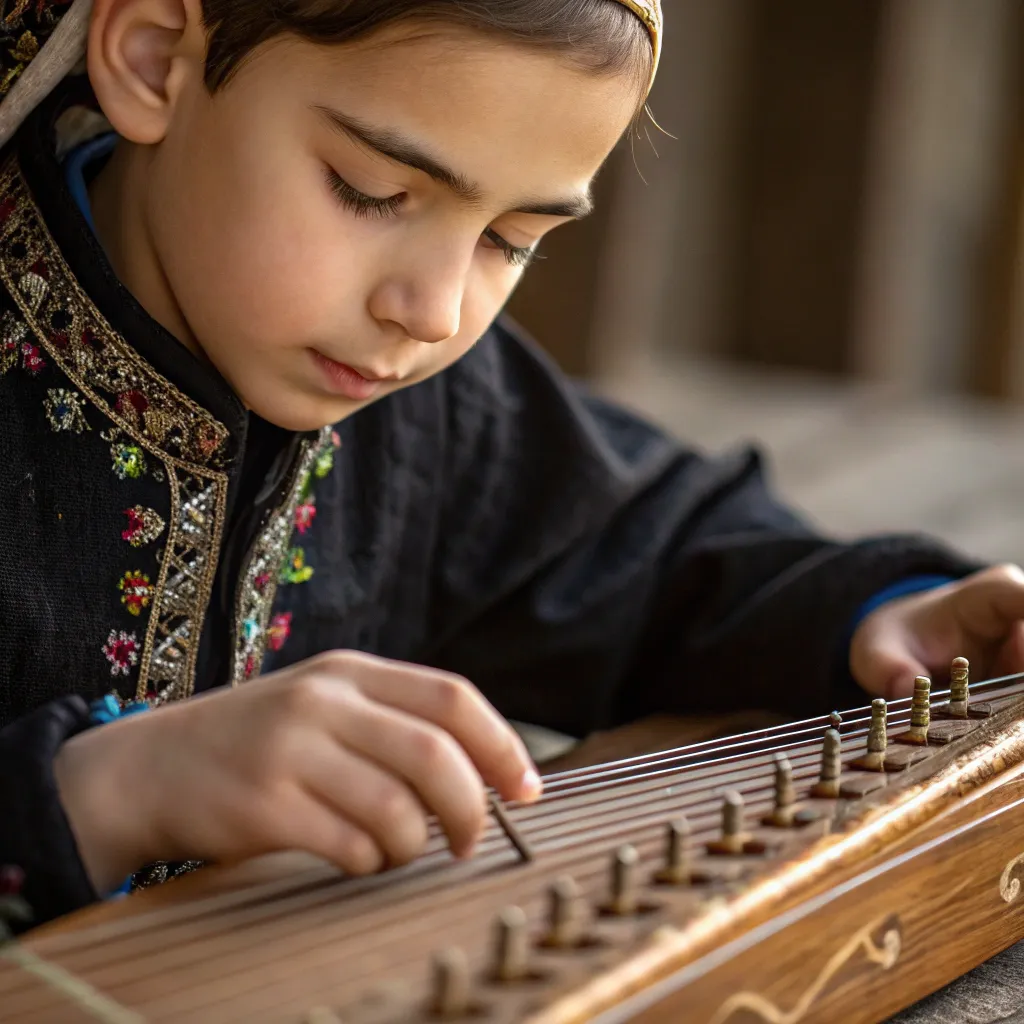 آموزش سنتور برای کودکان در جنوب تهران