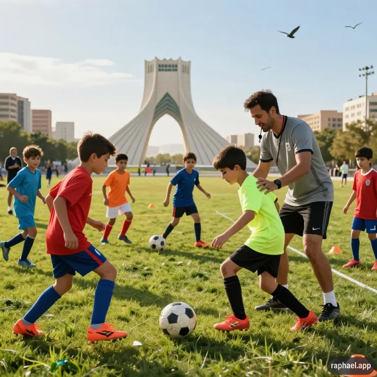آموزش فوتبال کودکان در تهران جوادیه تهرانپارس