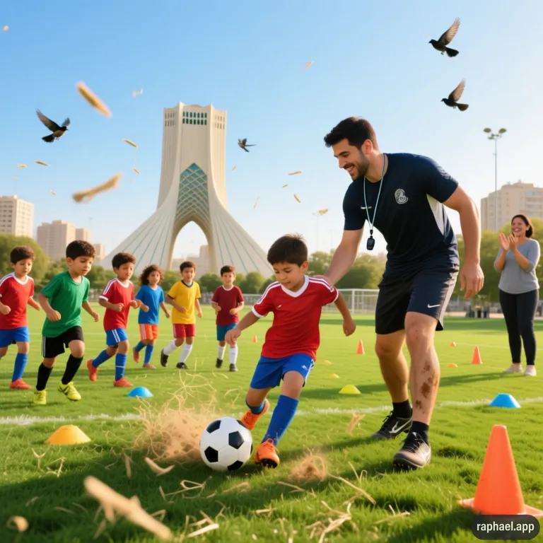 آموزش فوتبال کودکان در تهران جوادیه تهرانپارس