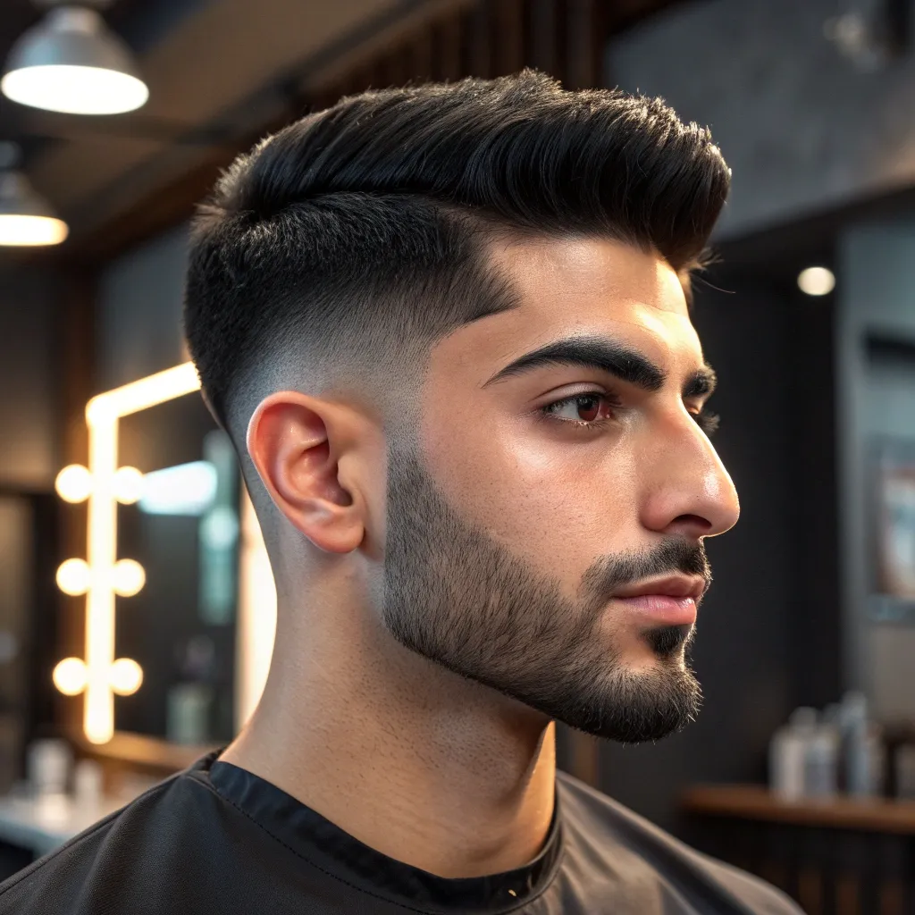 اصلاح مو دور سفید سایه دار در تهران اوین