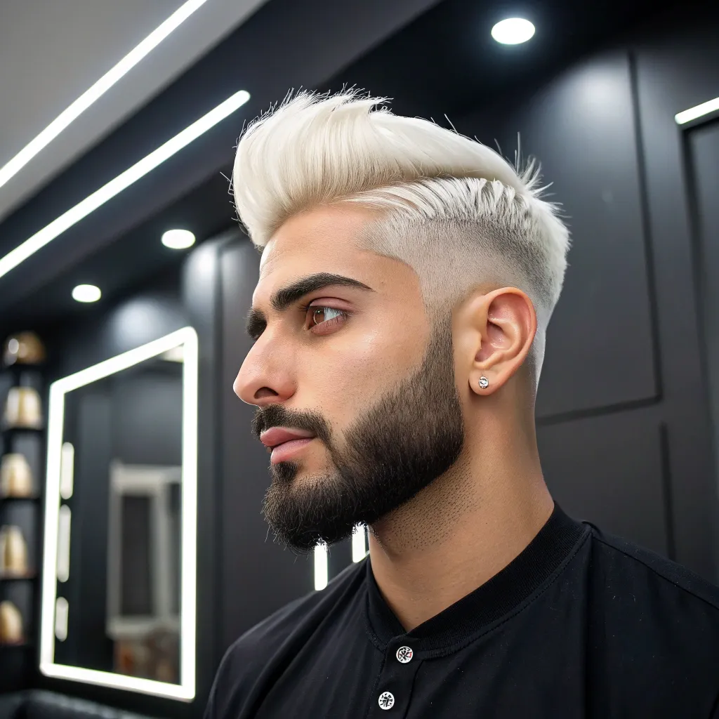 اصلاح مو دور سفید سایه دار در تهران ولیعصر