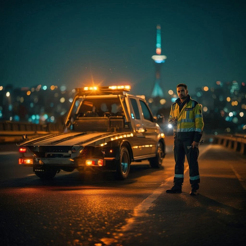 امداد خودرو شبانه روزی در مناطق شرق تهران