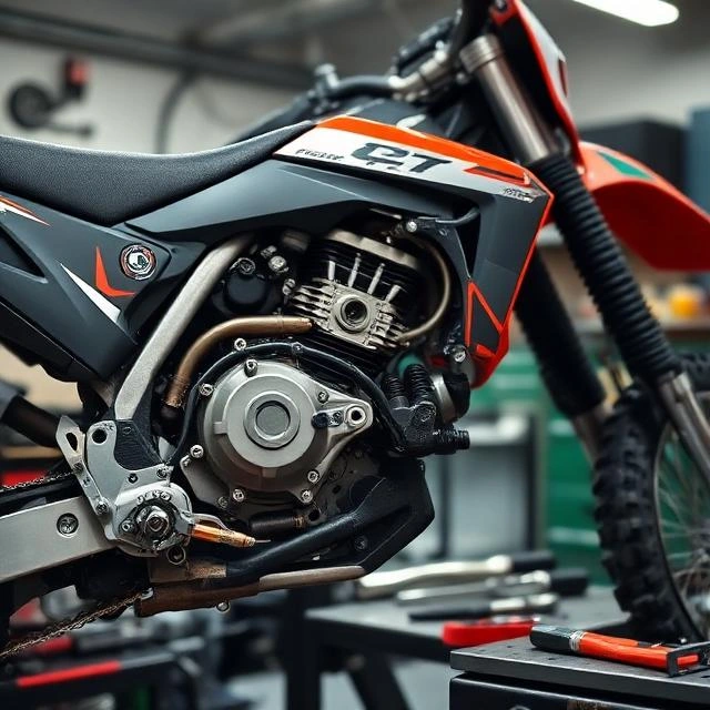 بازسازی موتور کراس در تهران جنت آباد